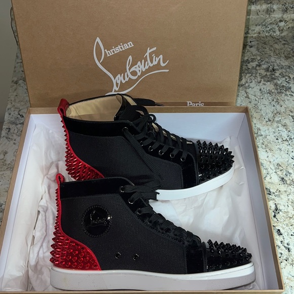 Christian Louboutin Other - Christian Louboutin, red bottoms, with spikes